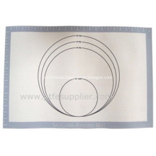 silicone pastry mat with measurements